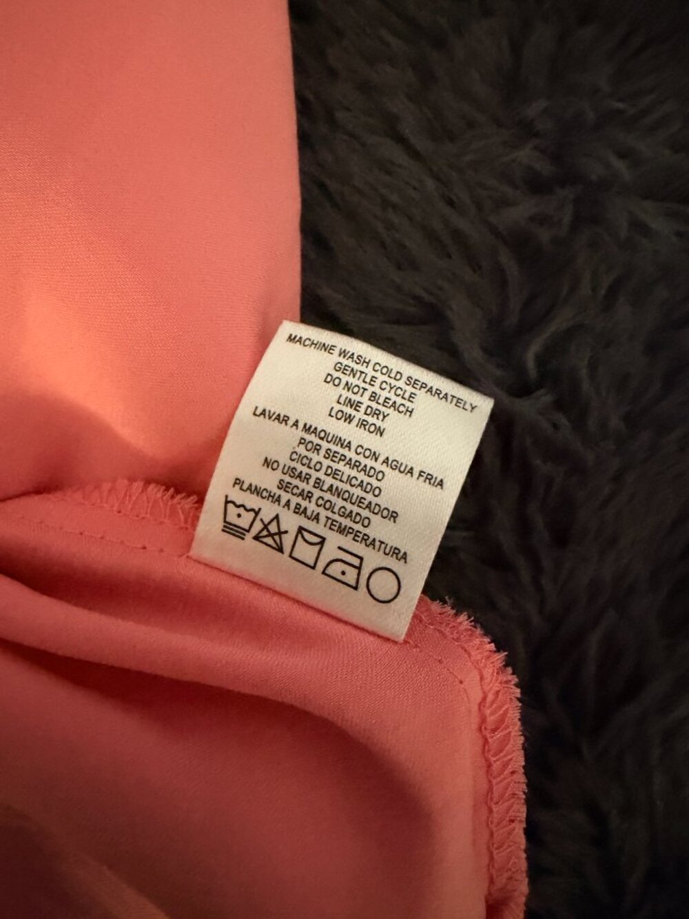 Womens XL Pink Sleeveless V Neck Blouse Flowy Work Top Barbiecore Casual Chic - Picture 7 of 7